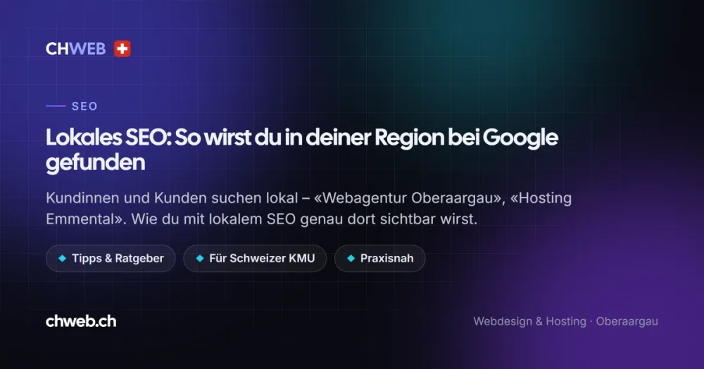 Lokales SEO: So wirst du in deiner Region bei Google gefunden