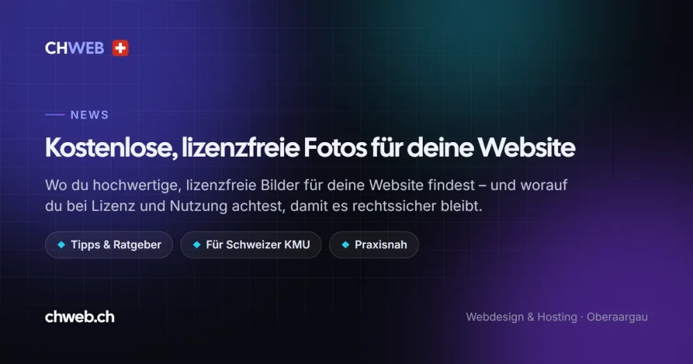 Kostenlose, lizenzfreie Fotos für deine Website