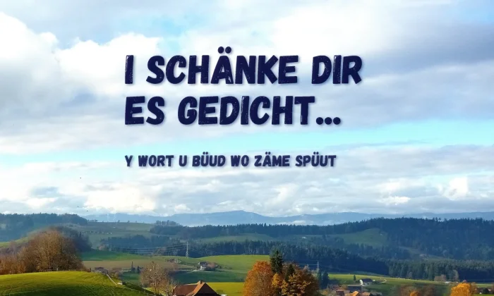 Buchcover «I schänke dir es Gedicht …» von Lauréne Bortolotti-Leuenberger