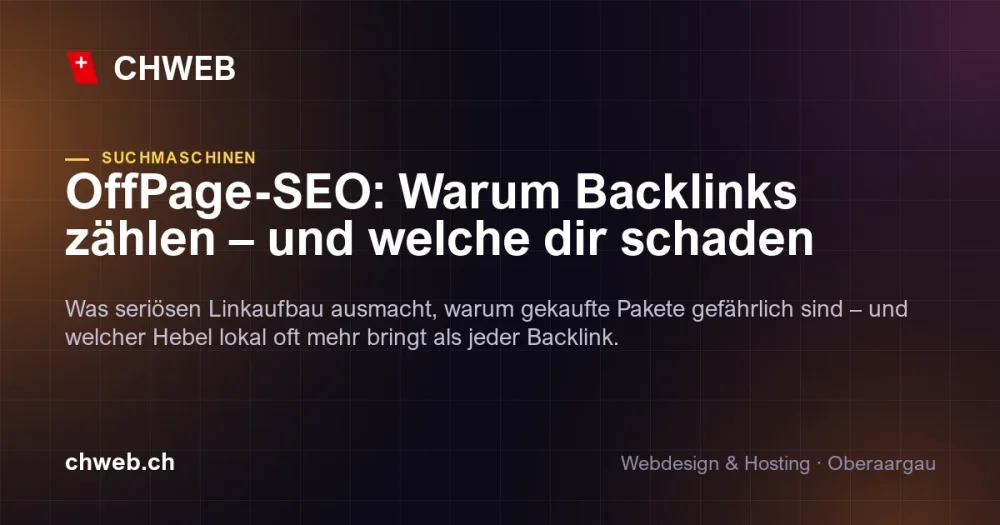 OffPage-SEO: Warum Backlinks zählen – und welche dir schaden