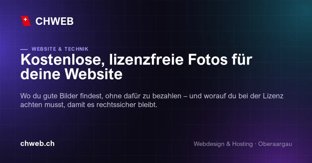 Kostenlose, lizenzfreie Fotos für deine Website