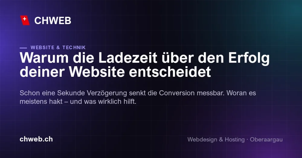 Warum die Ladezeit über den Erfolg deiner Website entscheidet