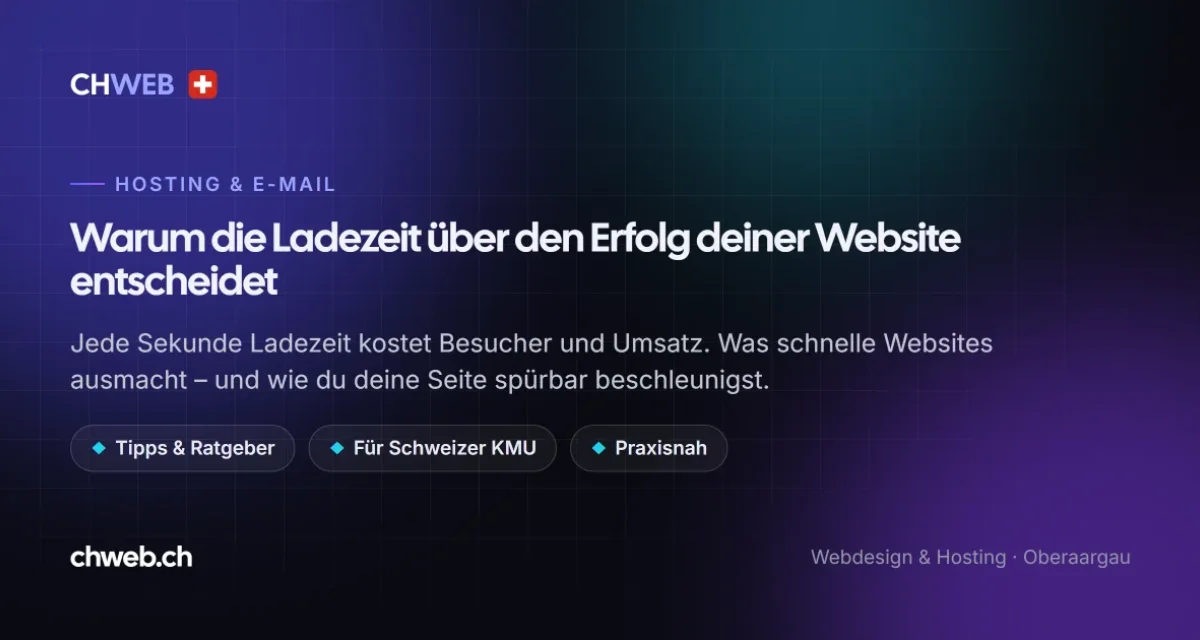 Warum die Ladezeit über den Erfolg deiner Website entscheidet