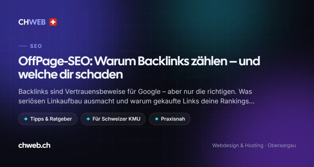 OffPage-SEO: Warum Backlinks zählen – und welche dir schaden