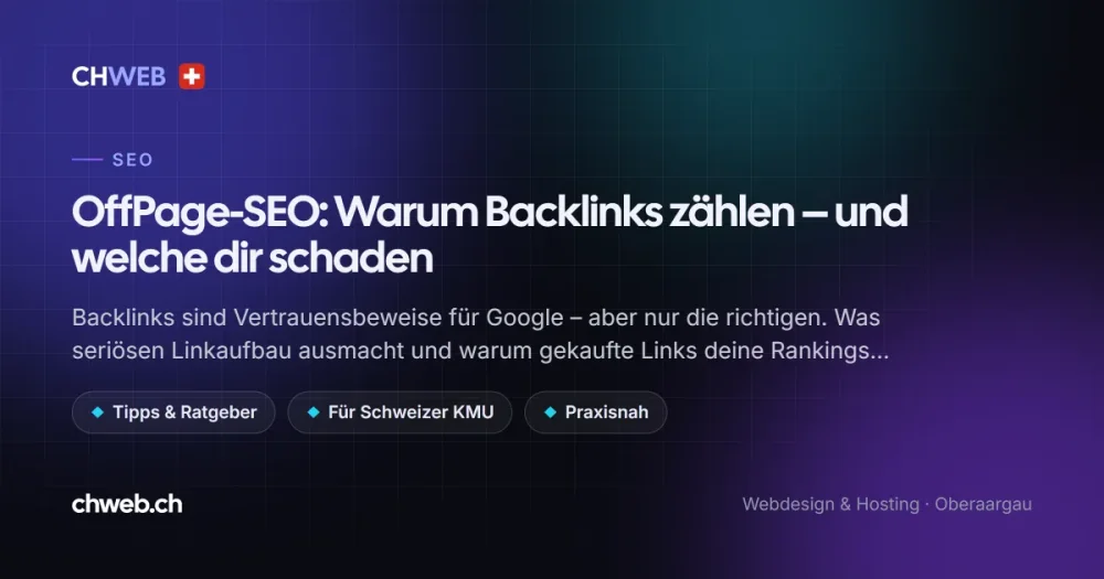 OffPage-SEO: Warum Backlinks zählen – und welche dir schaden